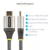 StarTech.com 2 m Premium certifikovaný HDMI 2.0 kábel – High Speed Ultra HD 4K 60 Hz HDMI kábel s Ethernetom – HDR10, ARC – UHD HDMI video kábel – pre UHD monitory, televízory, displeje – M/M