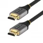 StarTech.com 3 m Premium certifikovaný HDMI 2.0 kábel – High Speed Ultra HD 4K 60 Hz HDMI kábel s Ethernetom – HDR10, ARC – UHD HDMI video kábel – pre UHD monitory, TV, displeje – M/M