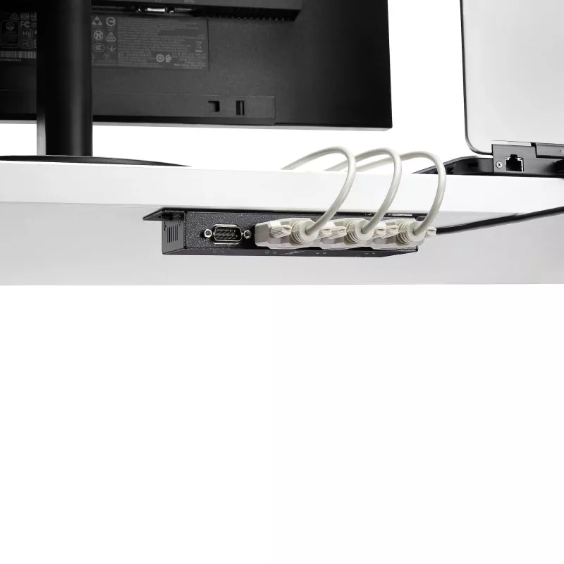 StarTech.com 4-Port USB na DB9 RS232 sériový adaptér hub – priemyselná DIN-lištová a nástenná montáž
