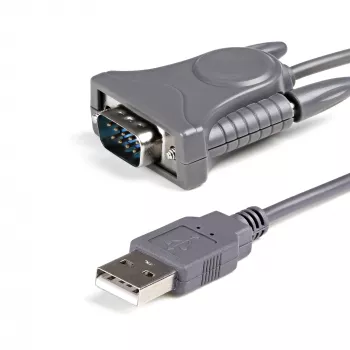 StarTech.com 3ft (91cm) 1-Port USB na sériový kábel, DB9/DB25 RS232 na USB konvertor, Prolific, USB na sériový adaptér