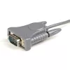 StarTech.com ICUSB232DB25 adaptérový kábel z USB 2.0 na sériový RS232, DB9/DB25, sivý