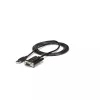 StarTech.com ICUSB232FTN 1-portový adaptérový kábel z USB na sériový null modem RS232 DB9 DCE, FTDI, USB 2.0, čierny