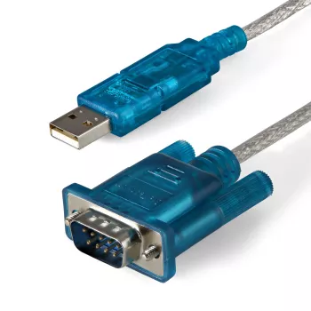 StarTech.com 3ft (91 cm) 1-portový USB na RS232-DB9 sériový adaptérový kábel, USB na sériový adaptérový kábel – M/M