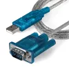StarTech.com 3ft (91 cm) 1-portový USB na RS232-DB9 sériový adaptérový kábel, USB na sériový adaptérový kábel – M/M