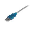 StarTech.com 43 cm (17 palcov) 1-Port USB na RS232 DB9 sériový adaptérový kábel, USB na sériový adaptérový kábel - M/M