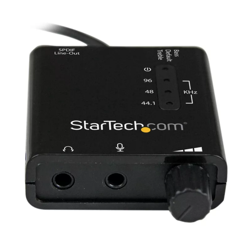 StarTech.com USB stereo audio adaptér externá zvuková karta s SPDIF digitálnym audio a stereo mikrofónom