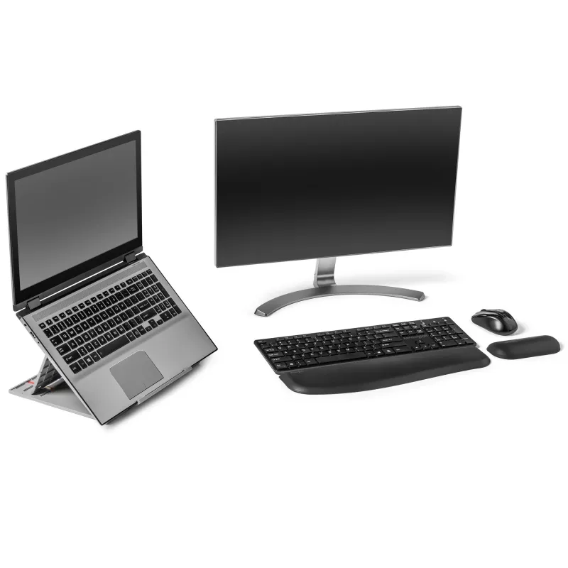 Kensington SmartFit Easy Riser Go – nastaviteľný ergonomický laptop-riser a chladiaci stojan pre notebooky do 17 palcov