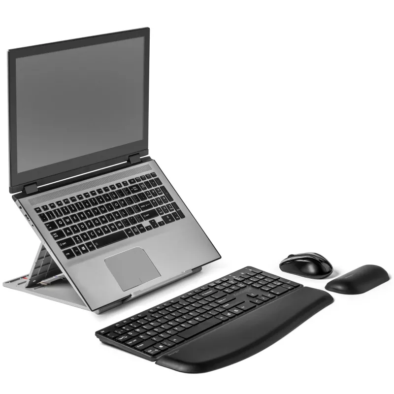 Kensington SmartFit Easy Riser Go – nastaviteľný ergonomický laptop-riser a chladiaci stojan pre notebooky do 17 palcov