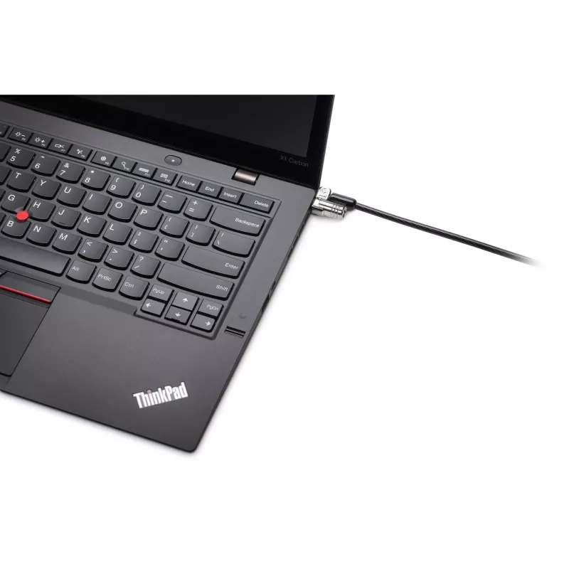 Kensington MICROSAVER 2.0 MK LAPTOP-ZÁMOK, kľúč, oceľ, čierny, strieborný