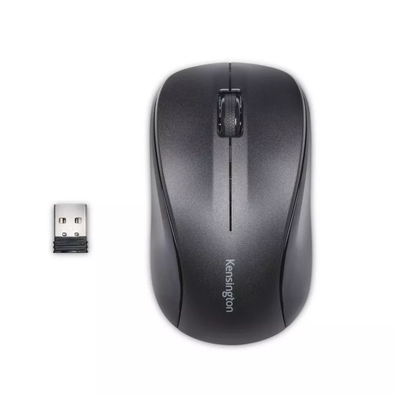 Kensington Wireless ValuMouse, obojručná, optická, RF Wireless, 1000 DPI, čierna