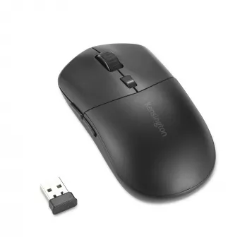 Kensington MY430 EQ nabíjateľná myš, obojručná, optická, RF Wireless + Bluetooth, 2400 DPI, čierna