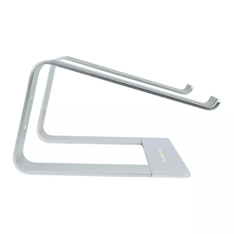 StarTech.com stojan na notebook na stôl, podpora 5 kg/11 lb, hliník, strieborný, ergonomické zvýšenie notebooku, prenosný držiak na notebook, stojan na počítač pre MacBook Air/Pro, Dell XPS, Lenovo