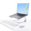 StarTech.com stojan na notebook na stôl, podpora 5 kg/11 lb, hliník, strieborný, ergonomické zvýšenie notebooku, prenosný držiak na notebook, stojan na počítač pre MacBook Air/Pro, Dell XPS, Lenovo