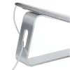 StarTech.com stojan na notebook na stôl, podpora 5 kg/11 lb, hliník, strieborný, ergonomické zvýšenie notebooku, prenosný držiak na notebook, stojan na počítač pre MacBook Air/Pro, Dell XPS, Lenovo
