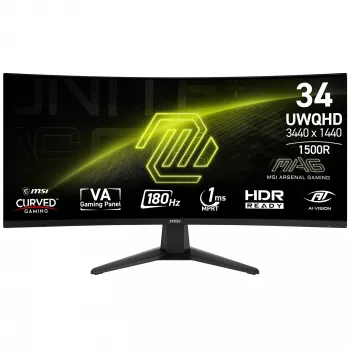 MSI MAG 346CQ Počítačový monitor 86,4 cm (34