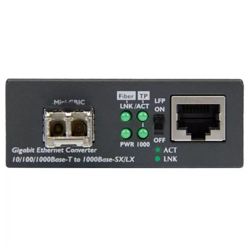 StarTech.com Gigabit Ethernet Fiber Media Converter - Kompaktný - 850nm MM LC - 550m