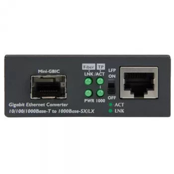 StarTech.com Gigabit Ethernet Fiber Media Converter s otvoreným SFP slotom