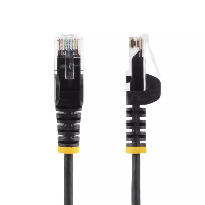 StarTech.com 2 m CAT6 kábel – tenký – rastnasenfreie RJ45 konektor samec – čierny