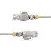 StarTech.com 3 m CAT6 kábel - tenký - rastnasenfreie RJ45 konektor samec - sivý