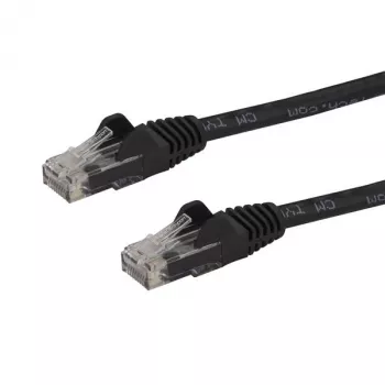 StarTech.com 10 m CAT6 Ethernet kábel – čierny CAT 6 Gigabit Ethernet kábel – 250 MHz 100 W PoE RJ45 UTP sieťový/patch kábel, ochrana proti zachyteniu s odľahčením, jednotlivo testovaný