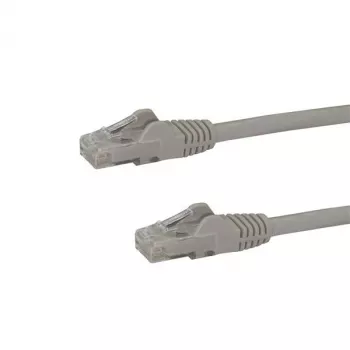 StarTech.com 10 m CAT6 Ethernet kábel – sivý – CAT 6 Gigabit Ethernet kábel – 250 MHz 100 W PoE RJ45 UTP sieťový/patch kábel, ochrana proti zachyteniu s odľahčením, jednotlivo testovaný