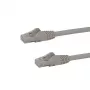 StarTech.com 10 m CAT6 Ethernet kábel – sivý – CAT 6 Gigabit Ethernet kábel – 250 MHz 100 W PoE RJ45 UTP sieťový/patch kábel, ochrana proti zachyteniu s odľahčením, jednotlivo testovaný