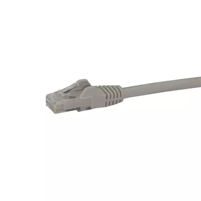 StarTech.com 10 m CAT6 Ethernet kábel – sivý – CAT 6 Gigabit Ethernet kábel – 250 MHz 100 W PoE RJ45 UTP sieťový/patch kábel, ochrana proti zachyteniu s odľahčením, jednotlivo testovaný