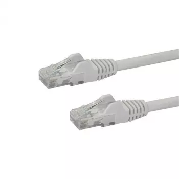StarTech.com 2 m CAT6 Ethernet kábel - biely CAT 6 Gigabit Ethernet kábel -250MHz 100W PoE RJ45 UTP sieťový/patch kábel ochrana proti zachyteniu s odľahčením jednotlivo testovaný