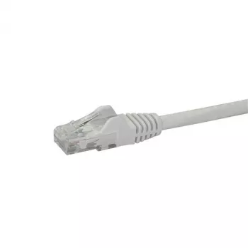 StarTech.com 2 m CAT6 Ethernet kábel - biely CAT 6 Gigabit Ethernet kábel -250MHz 100W PoE RJ45 UTP sieťový/patch kábel ochrana proti zachyteniu s odľahčením jednotlivo testovaný