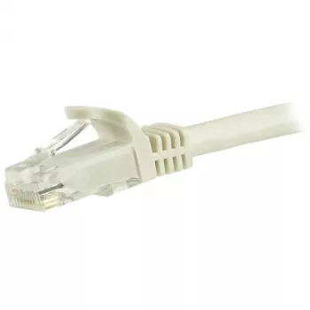 StarTech.com 3 m CAT6 Ethernet kábel – biely – CAT-6-Gigabit-Ethernet kábel – 250MHz 100W PoE RJ45 UTP sieťový/patch kábel, ochrana proti zachyteniu s odľahčením, jednotlivo testovaný