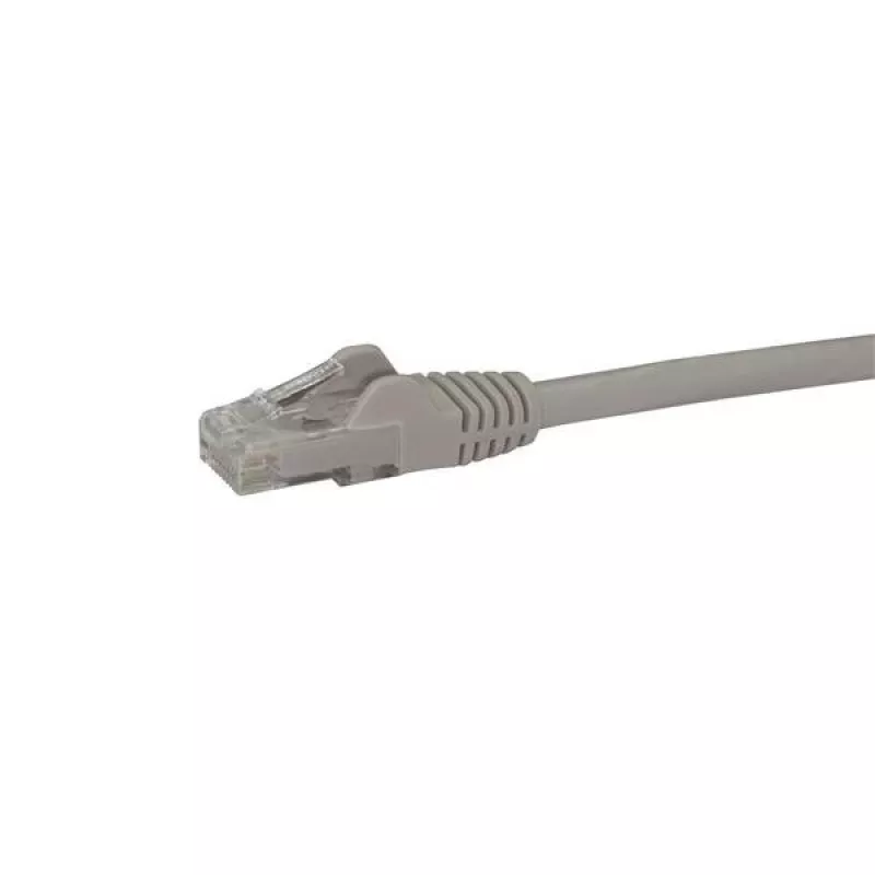 StarTech.com 5 m CAT6 Ethernet kábel – sivý CAT 6 Gigabit Ethernet kábel – 250MHz 100W PoE RJ45 UTP sieťový/patch kábel so Snagless-Boot a odľahčením, jednotlivo testovaný