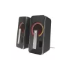 GENESIS Helium 100 BT RGB reproduktorová sada 10 W PC/notebook čierna, strieborná 2.0-kanálová Bluetooth