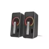 GENESIS Helium 100 BT RGB reproduktorová sada 10 W PC/notebook čierna, strieborná 2.0-kanálová Bluetooth