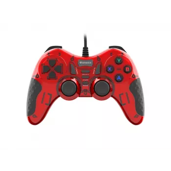 GENESIS MANGAN 200 červený USB 2.0 gamepad analógový / digitálny PC