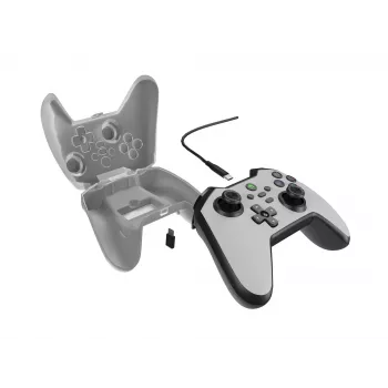 GENESIS Mangan 300 biely USB gamepad analógový / digitálny Android, Nintendo Switch, PC