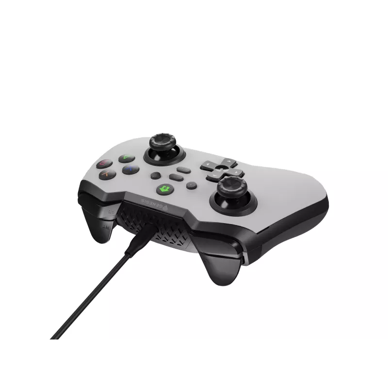 GENESIS Mangan 300 biely USB gamepad analógový / digitálny Android, Nintendo Switch, PC