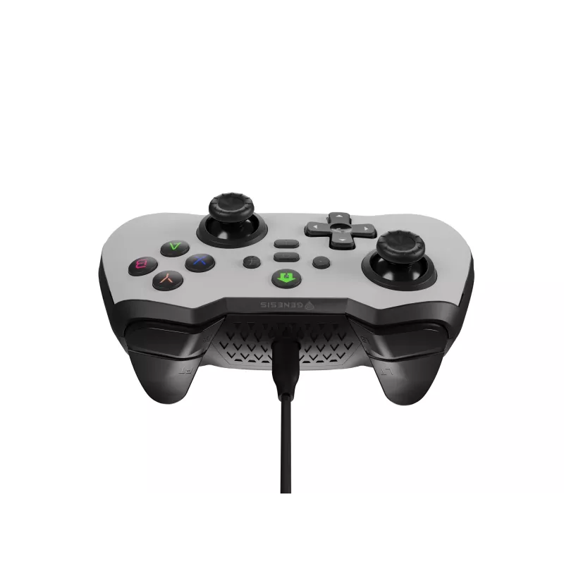 GENESIS Mangan 300 biely USB gamepad analógový / digitálny Android, Nintendo Switch, PC
