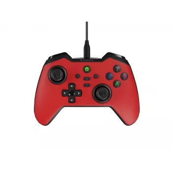 GENESIS Mangan 300 červený USB gamepad analógový / digitálny Android, Nintendo Switch, PC