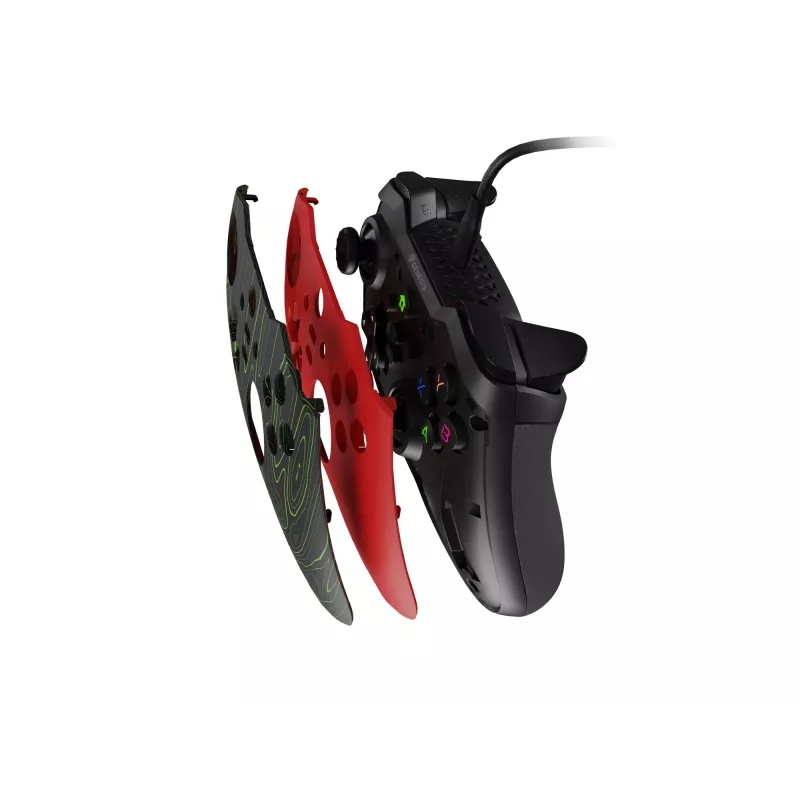 GENESIS Mangan 300 červený USB gamepad analógový / digitálny Android, Nintendo Switch, PC