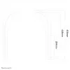 Neomounts NS-SB100 držiak na Sonos soundbar – max. 15 kg – montáž na obrazovku