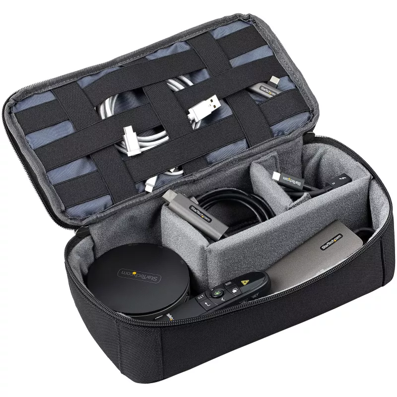 StarTech.com 15,6 palcový batoh na notebook s vyberateľným organizérom príslušenstva - profesionálny IT-tech batoh na prácu/cesty/dochádzanie - ergonomická taška na počítač - odolný balistický nylon - priehradky na notebook/tablet