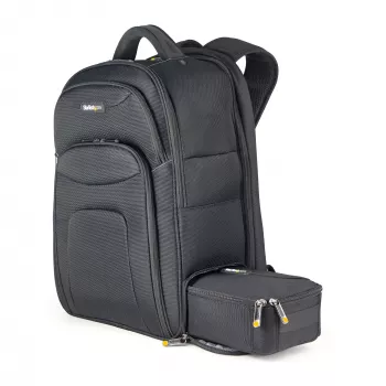 StarTech.com 17,3-palcový batoh na notebook s vyberateľným organizérom príslušenstva - profesionálny IT-tech batoh na prácu/cesty/dochádzanie - ergonomická taška na počítač - odolný balistický nylon - priehradky na notebook/tablet
