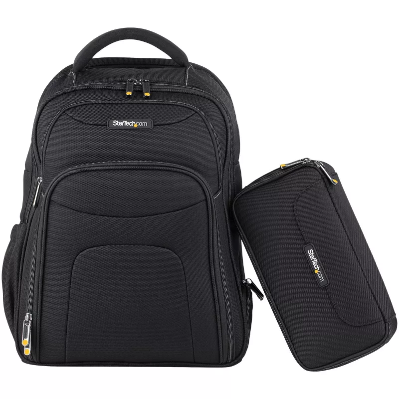 StarTech.com 17,3-palcový batoh na notebook s vyberateľným organizérom príslušenstva - profesionálny IT-tech batoh na prácu/cesty/dochádzanie - ergonomická taška na počítač - odolný balistický nylon - priehradky na notebook/tablet