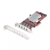 StarTech.com 4-portová USB Type-C PCIe karta, USB 3.2 10Gbps, USB-C PCI Express rozširujúca karta, 4x nezávislý USB radič, Windows/Linux/macOS, TAA-kompatibilná
