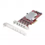 StarTech.com 4-portová USB Type-C PCIe karta, USB 3.2 10Gbps, USB-C PCI Express rozširujúca karta, 4x nezávislý USB radič, Windows/Linux/macOS, TAA-kompatibilná