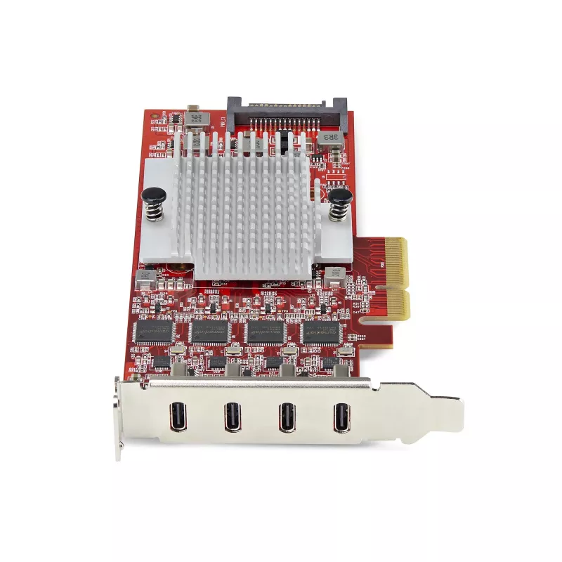 StarTech.com 4-portová USB Type-C PCIe karta, USB 3.2 10Gbps, USB-C PCI Express rozširujúca karta, 4x nezávislý USB radič, Windows/Linux/macOS, TAA-kompatibilná
