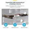 StarTech.com 4-portová USB Type-C PCIe karta, USB 3.2 10Gbps, USB-C PCI Express rozširujúca karta, 4x nezávislý USB radič, Windows/Linux/macOS, TAA-kompatibilná