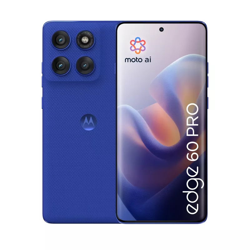 Motorola edge 60 pro 16,9 cm (6,67 palca) Dual SIM Android 15 5G USB Type-C 12 GB 512 GB 6000 mAh modrá