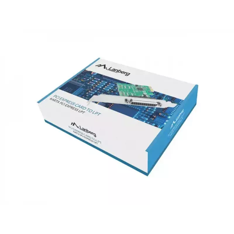 Lanberg PCE-LPT-001 karta PCIe s paralelným portom LPT (DB25), držiak s nízkym profilom