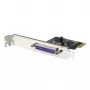 StarTech.com 1-portová paralelná PCIe karta - PCI Express na paralelný DB25 adaptérová karta - Desktop rozširujúci LPT radič pre tlačiarne, skenery a plottery - SPP/ECP - Standard/Low Profile